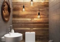 Geniales ideas en decoracion y luces para baños pequeños