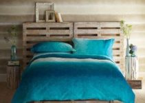 Originales diseños de una cabecera de cama reciclada