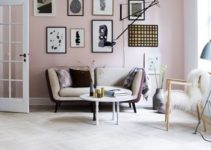 Diferentes gamas de colores rosas para paredes