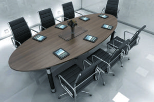Modelos y diseños de mesas de reuniones para oficinas