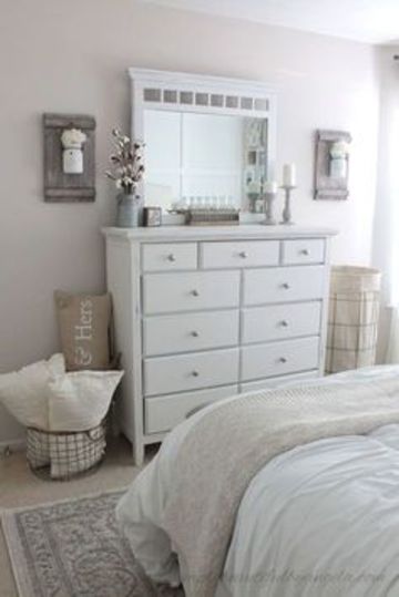 muebles blancos para dormitorio pequeño