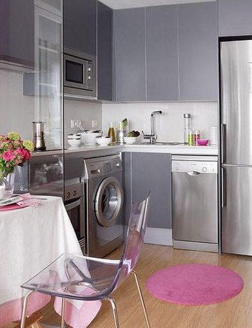 Ejemplos decorativos para cocinas pequeñas y practicas