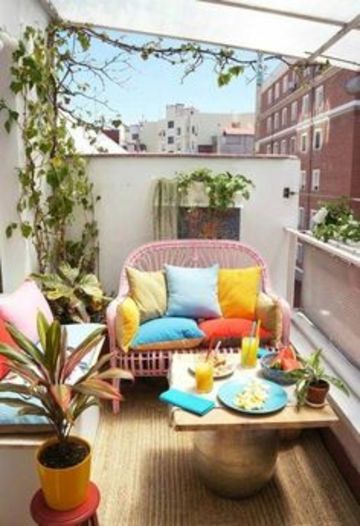 diseños de terrazas pequeñas de apartamentos