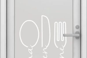 Singulares diseños de vinilos para cristales de cocina