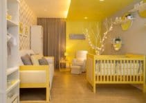 Colores y adornos para cuartos para bebes modernos