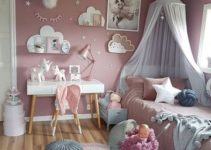 Una bonita decoracion de dormitorios para niñas