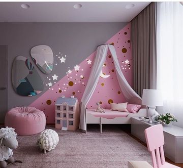decoracion de dormitorios para niñas sencillo