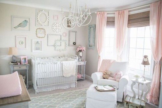 ideas para decorar cuarto de bebe niña