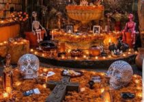 Decoracion y tradiciones mexicanas dia de muertos