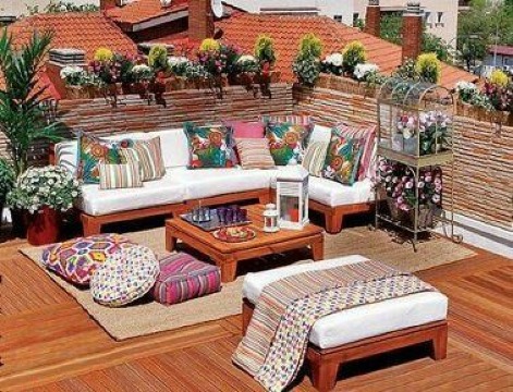 como decorar terrazas en azoteas pequeñas