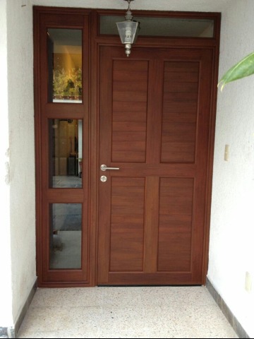 diseños de puertas de madera para entrada