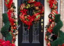 Ideas en arreglos de navidad para puertas y ventanas