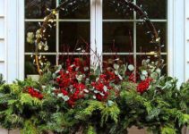Originales arreglos navideños para ventanas en el año 2018