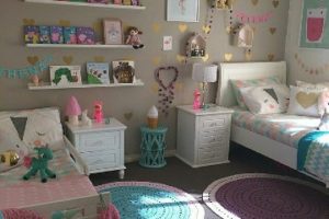 cuartos decorados para niñas hermanas