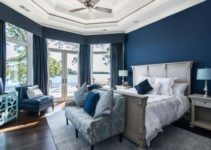 Ejemplos decorativos en habitaciones color azul 2019