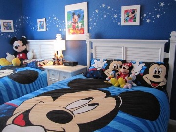 cuartos decorados de mickey mouse para niños