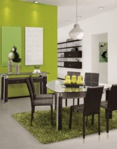 imagenes de colores verdes para interiores