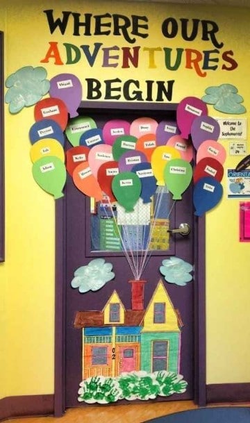 tematicas de puertas decoradas para preescolar