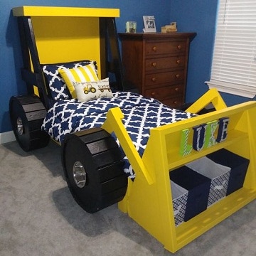 diseños de camas para niños de carro