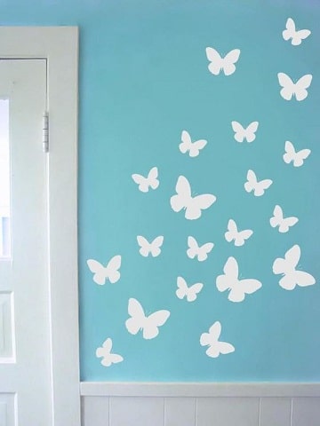 mariposas para decorar paredes pintadas