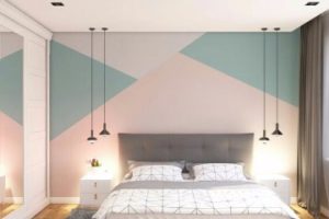 Modernos diseños para paredes de cuartos a 3 tonos