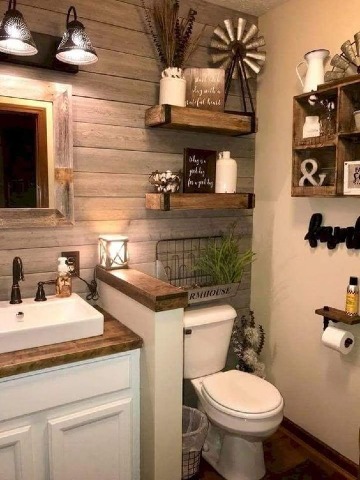 ideas de como decorar un baño pequeño