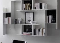 4 diseños de libreros de melamina modernos para salas
