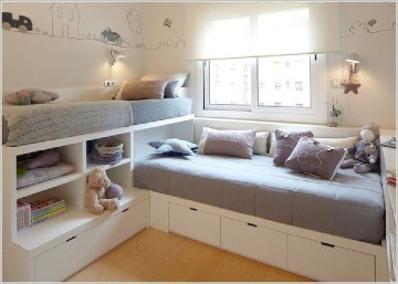 modernas habitaciones para niños en espacios pequeños