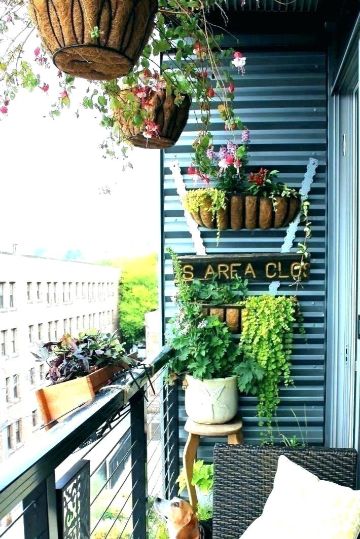 ideas para decorar balcones pequeños con plantas