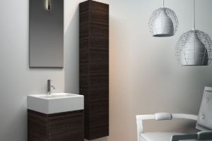 Baratos diseños de muebles de baño en melamina 2020