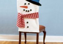 Originales cubresillas de muñeco de nieve navidad 2019