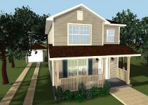 Diseños y modelos de casas de 2 pisos con jardin