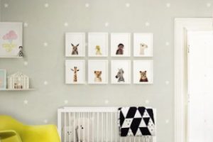 decorar cuartos de bebes texturas en paredes