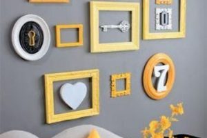 Bonita decoracion de salas en gris y amarillo 2021