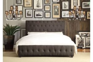 Ideas en camas modernas tapizadas con 3 materiales