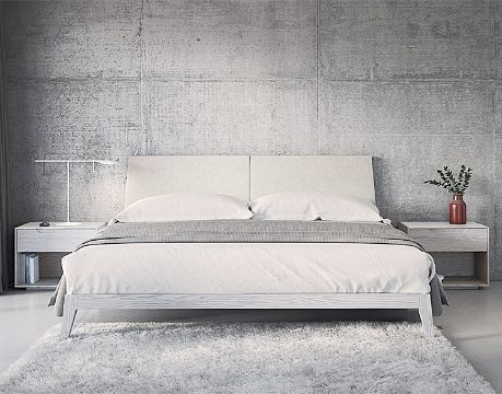 camas modernas tapizadas minimalistas