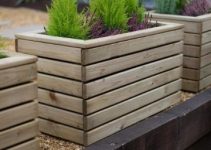 3 diseños en maceteros de madera para terraza y balcon