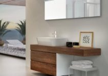 Diseños en muebles para baño en melamina y 3 espacios
