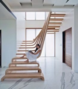 escaleras para segundo piso modernas