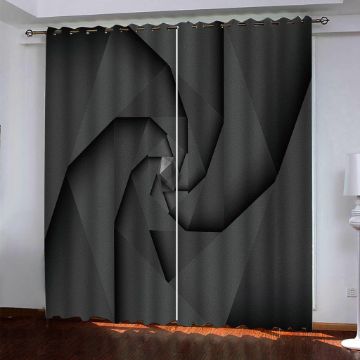 cortinas modernas para dormitorios efecto mural