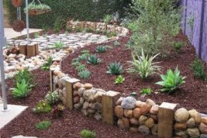 4 ideas en decoracion de jardines con piedras y plantas
