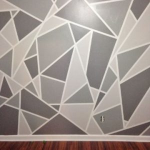 diseños de pintura en paredes geometrico
