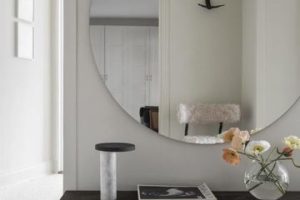 Diseños de espejos grandes de pared para 4 espacios