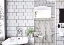 Elegantes baños blanco y negro para re decorar 2021