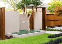 Jardines pequeños para frentes de casas con 3 materiales
