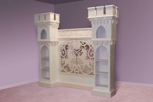 cabeceras de cama para niñas de castillo
