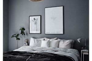 2 modernos colores oscuros para cuartos de casas
