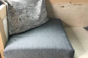 almohadones para sillones de madera combinaciones