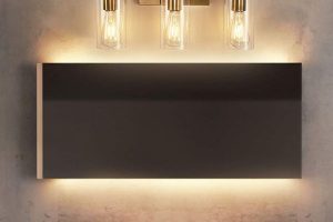 Diseños lamparas de baño de pared y otros 3 espacios