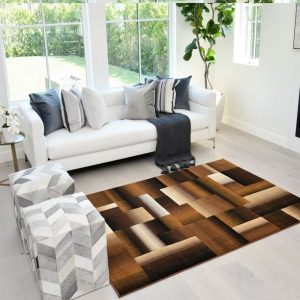 alfombras para salas modernas geometria abstracta
